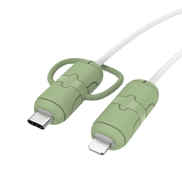 1PC Cable Protector Soft Silicone Cover for Phone USB Charging Cable Protector