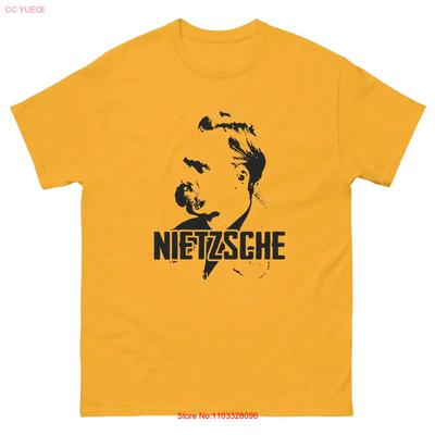 Nietzsche Classic Tee All Colors Sizes Philosopher Vintage Washed Unisex Soft Designer Clothes Stylish Breathable Homme Graphic