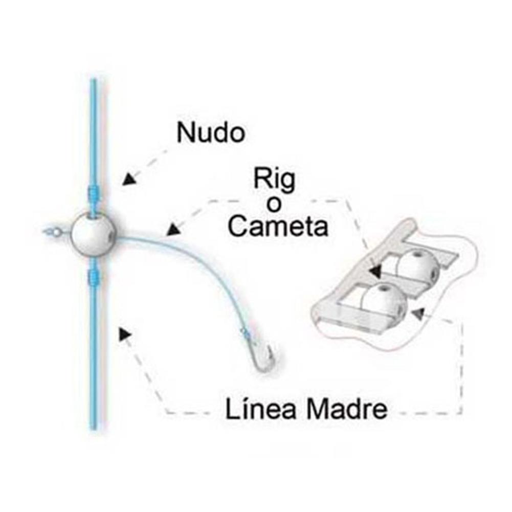 Przezroczyste Koraliki Wędkarskie z Podwójnym Otworem Krzyżowym 100 szt. do Różnych Zestawów