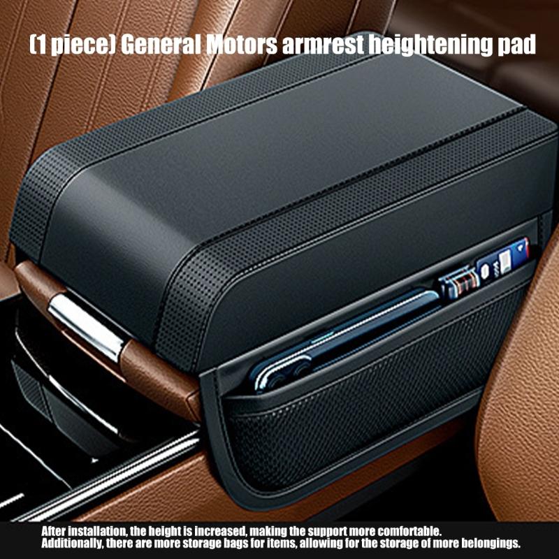 Car Center Armrest Pad Console Cover with Side Storage Bags Hand Cushion Interior Accessories for Driving Comfort