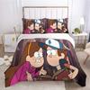 Gravity Falls Bettbezug Dipper Pines Kissenbezug Bettwäscheset Erwachsener Junge Mädchen Schlafzimmer Dekoration Kinder Einzel Doppelgröße