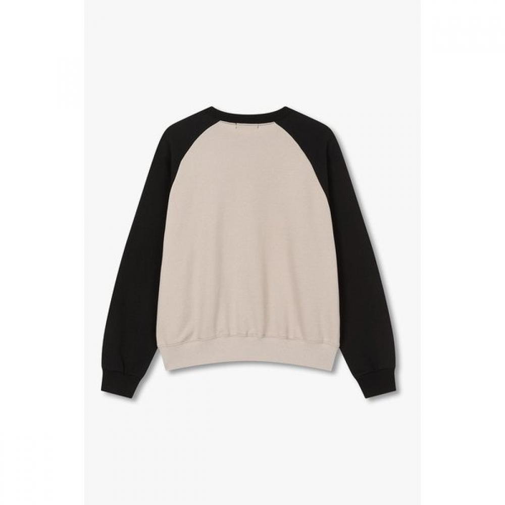 Studio Tomboy Raglan Colorblock Graphic Sweatshirt 9176422984