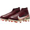 Nike United Jr. Mercurial Superfly 10 Academy  Multi-Ground High-Top GS Burgundy Crush Kids Cleats Red University-Red Fossil IO8468-661