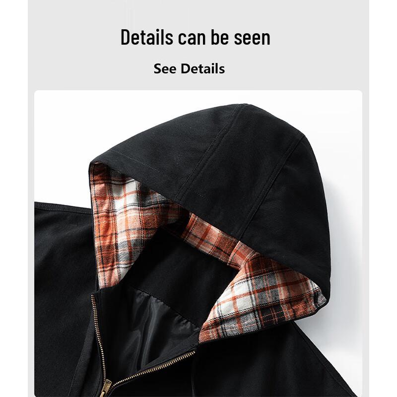 Mark Fairwhale Men's Casual Hooded Jacket