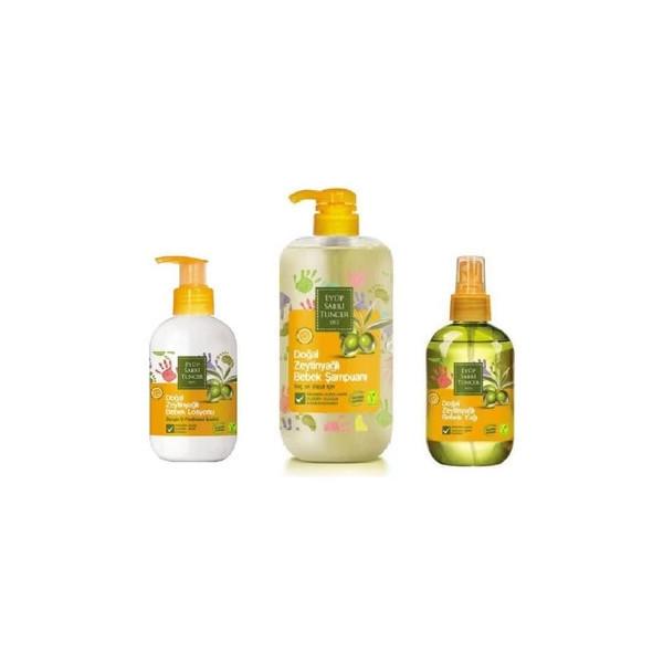 

Eyüp Sabri Tuncer Baby Shampoo 600Ml + Baby Oil 280Ml + Baby Lotion 280Ml