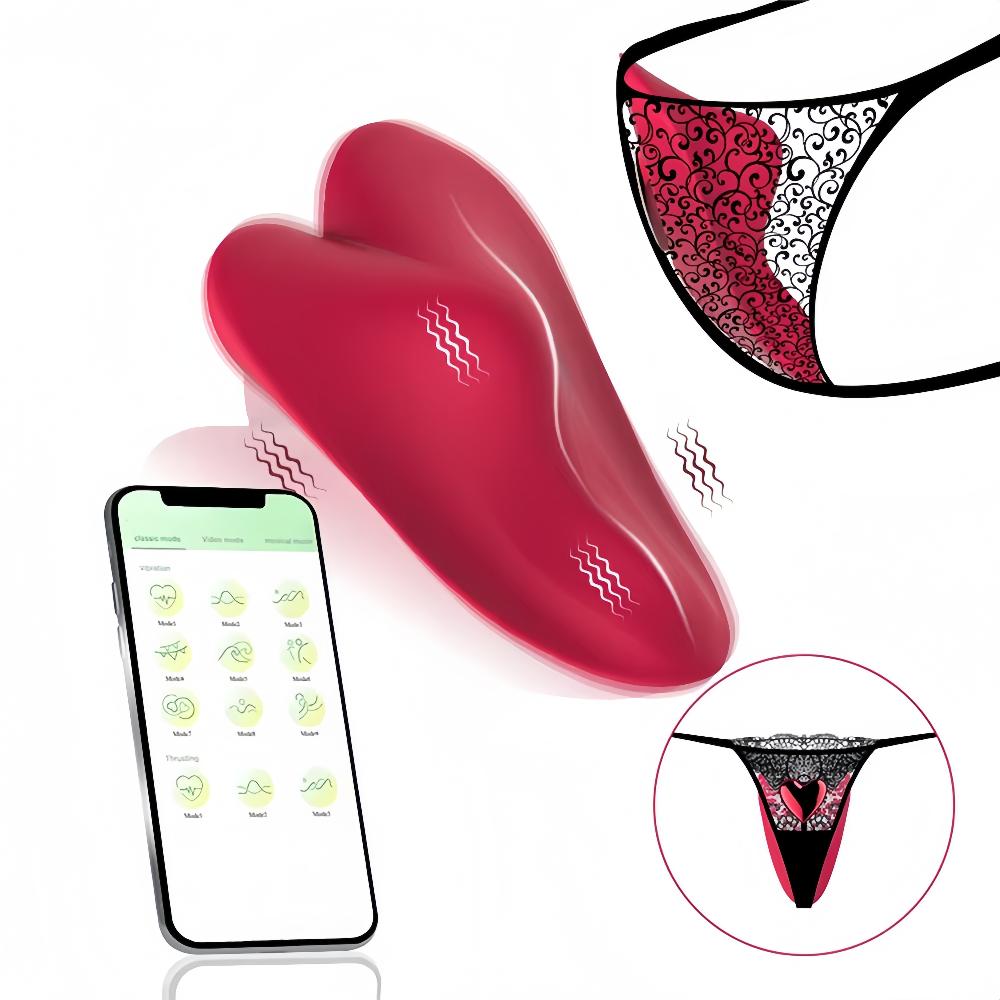 Female Wearable Panty Vibrator Powerful Magnetic Clip App Butterfly Clitoral G-Store Stimulator Female Masturbator Adult Product