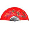 Stainless Steel Tai Chi Fan Decorative Folding Fans Chinese Kung Fu Fan for Performance Dance, Arts Dance, Training, Sports, Decorations, Festival,
