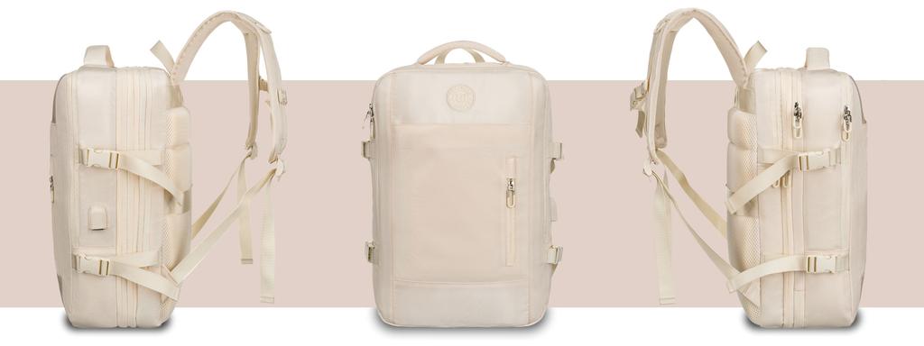 PTN 24421-6170 Ecru Travel Backpack