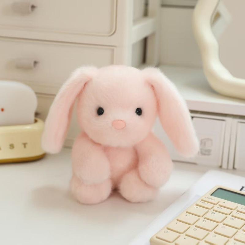 Snot bear computer screen decoration lying down bear ornament office mouse pony panda Zhuoban plush doll