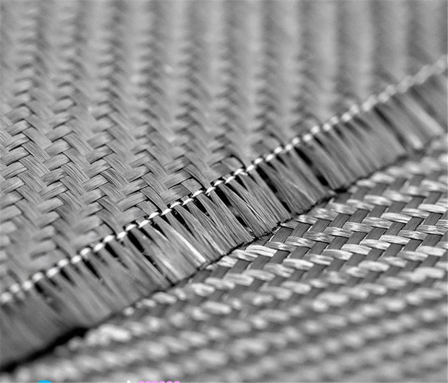 12" × 60" Real Carbon Fiber Fabric Cloth Twill Weave Honeycomb Hybrid Carbon Fabric