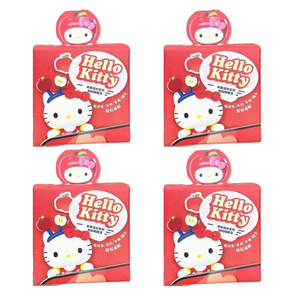 Genuine Hellokitty Apple Party Series Cute Bean Mini Blind Box Desktop Ornaments Decorations Cute Gifts Girls Holiday Surprises