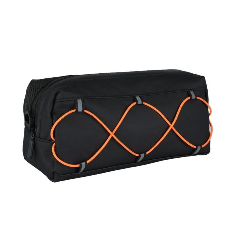 Waterproofed Bike Handlebars Bag Multifunctional Bicycles Front Pouches Bike Phone Bag for Commuting Cyclists чёрный