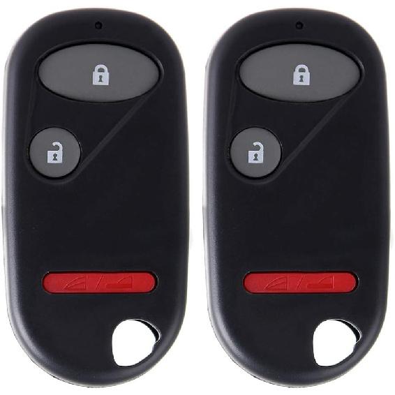 OCPTY 2X Flip Key Entry Remote Control Entry Remote Key Fob for 02 03 04 05 06 07 08 09 10 for Honda for Civic for CR-V for Element OUCG8D-344H-A