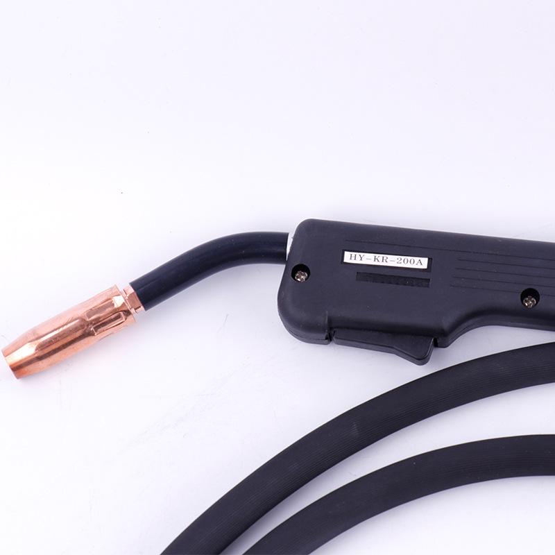 European Style 200A MIG Welding Gun Assembly with Extended Handle