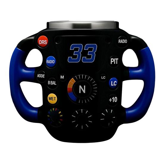 Direksiyon Simidi Şeklinde Kahve Kupası Ergonomik Saplı Çay Kupası Reçine Yenilikçi Kakao İçme Bardağı Motor Sporları Tutkunları İçin Eğlenceli Hediye