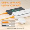 2m Power Strip, USB Extension Cord, USB Power Strip, Octopus Outlet, Slim Plug, TESSAN Table Tap, 8 AC Outlets, 2 USB-A Ports, 1 USB-C Port, Octopus W