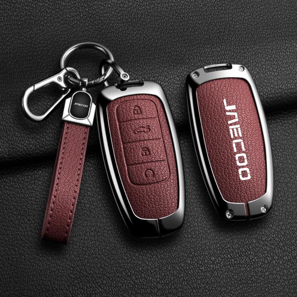 

Premium Leather Key Cover for JAECOO Chery Tiggo 8 J8 J7plus Arrizo Car Keys Stylish Protection