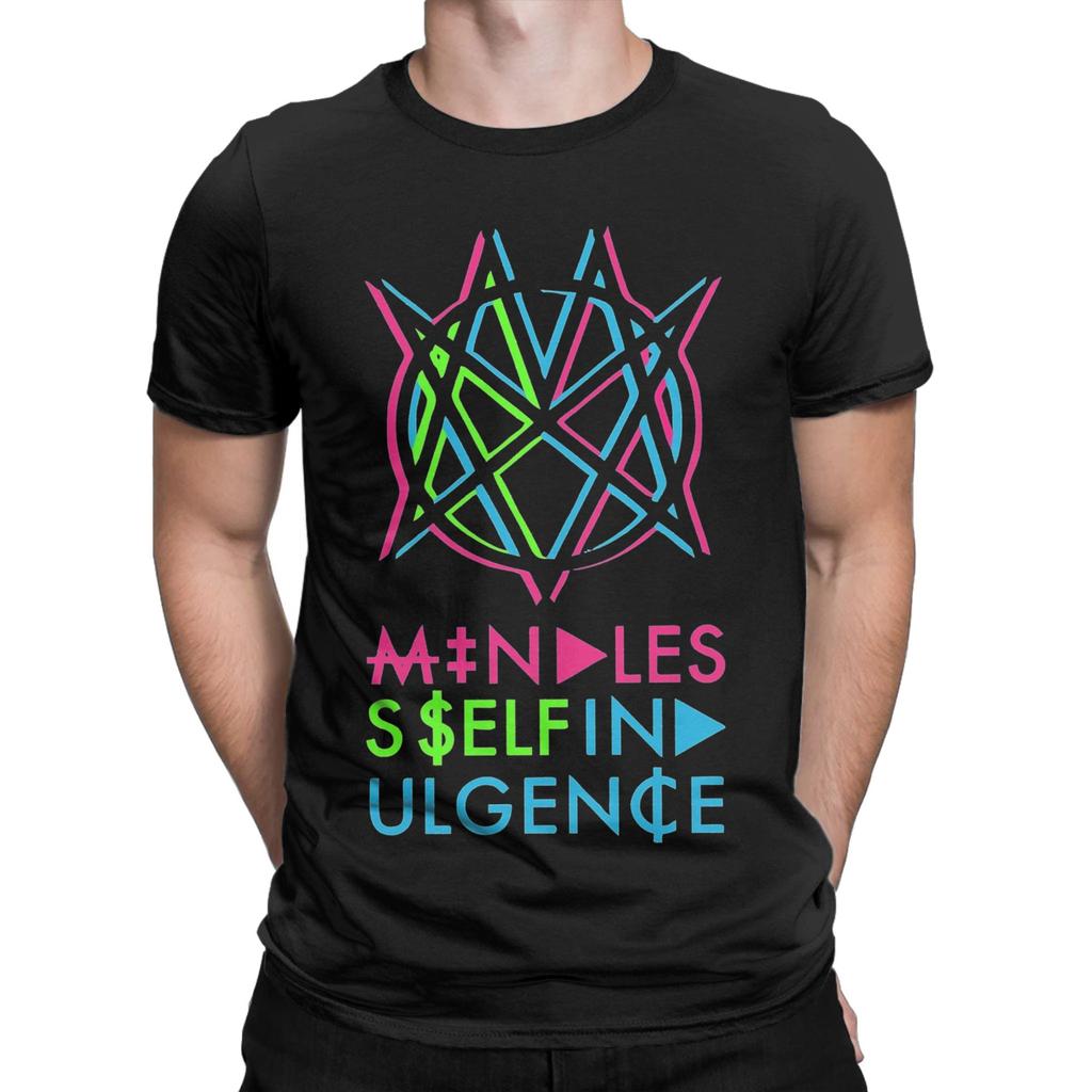 Mindless Self Indulgence T-Shirt Summer  Cotton T-Shirts For Men Fashion Print Tee Shirt Short-Sleeved Streetwear Tees