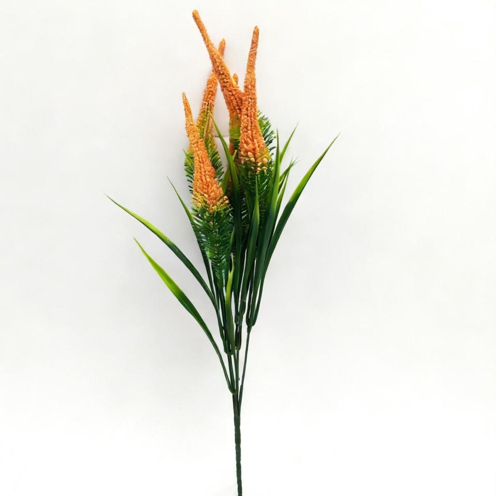5-Head Foxtail Grass Artificial Flower for Home Decor & Outdoor Photography Props