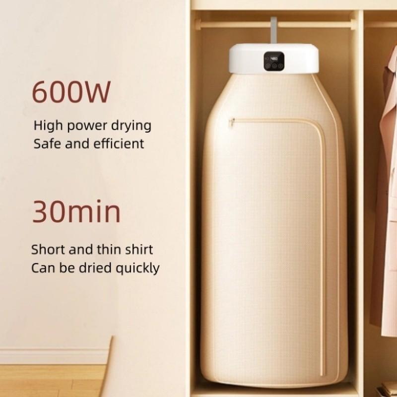 600W  Cloth Dryer Smart and Convenient Quick-drying Foldable Storage Household Baby Clothes Disinfection Dormitory Dryer