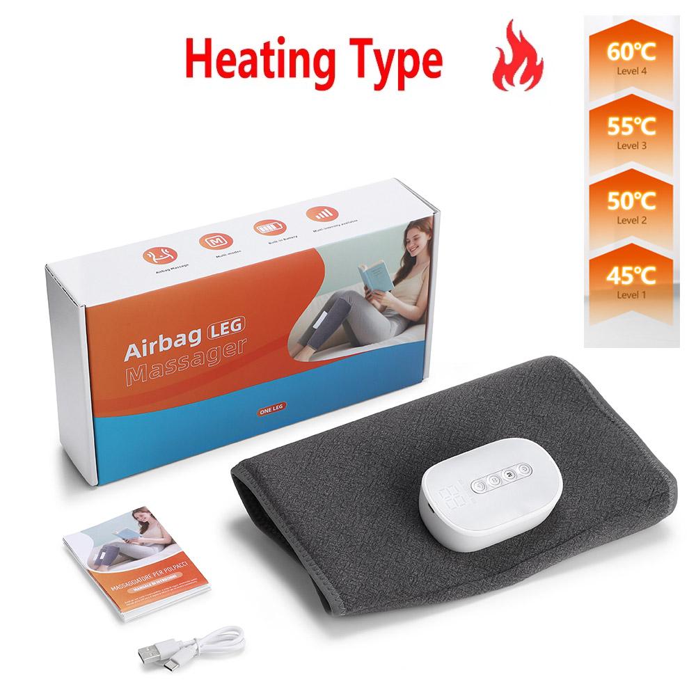 Durable And Safe Wireless Air Pressure Calf Massager Electric 4 Mode 8 Level Airbag Compresstion Leg Heating Massage Foot Calf Muscle Relaxation