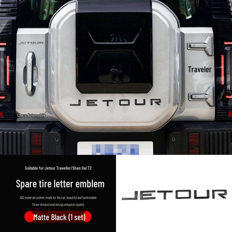 3D Front Hood Letter Emblems - Perfect for Traveler's Style Customization