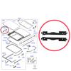 BSR556 Soltaksskena Glidtaksskena Reparationskit för Hyundai I30 M1 FD Land Rover Freelander 2 L359 Nissan Qashqai 1 J10 Renault Modus Grand Modus