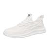25 Years of New Mesh Breathable Men's Casual Shoes Fashion Trend Versatile White Sports Shoes Soft-soled Black Shoes