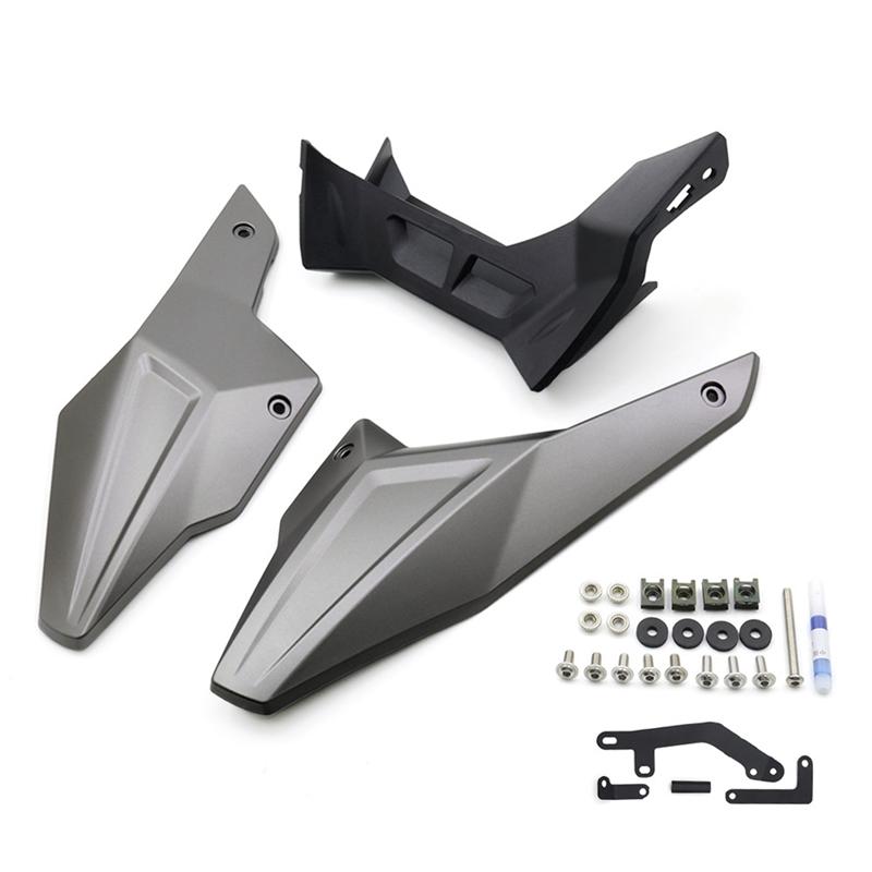 A51K-For Eliminator 500 Engine Guard Foreliminator 500 Engine Chassis Shroud Fairing Black