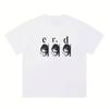 ERD Logo Unisex TShirt for Unisex Unisex ERD Text Print Short Sleeve Round Neck Casual Summer Tee Everyday Streetwear Top