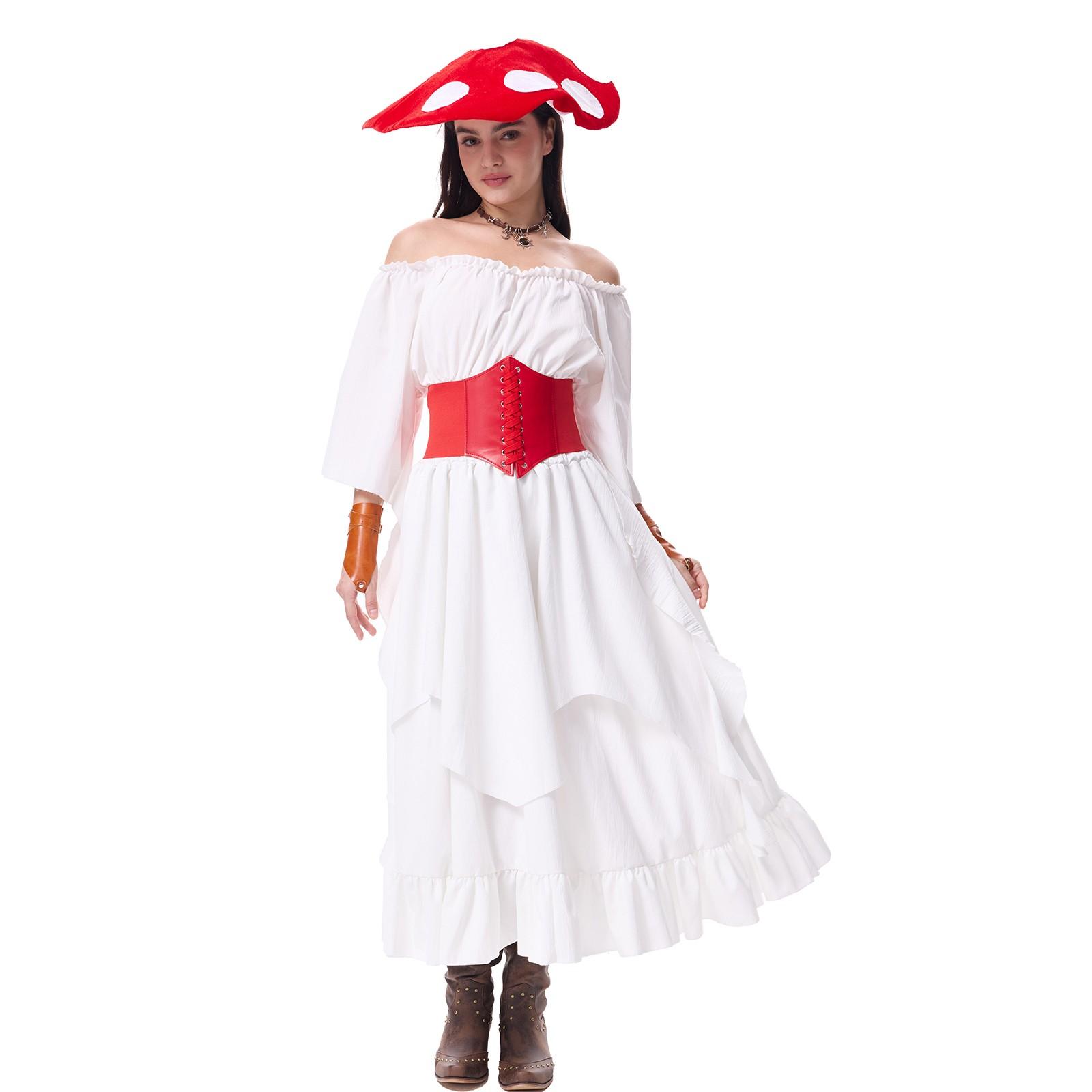 

Women s Themed Party Activity Costume Set Daily Special Outfit XS білий