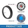 A ABSOPRO Wheel Hub Centric Ring Durable OD 65.1mm to ID 56.6mm Wheel Center