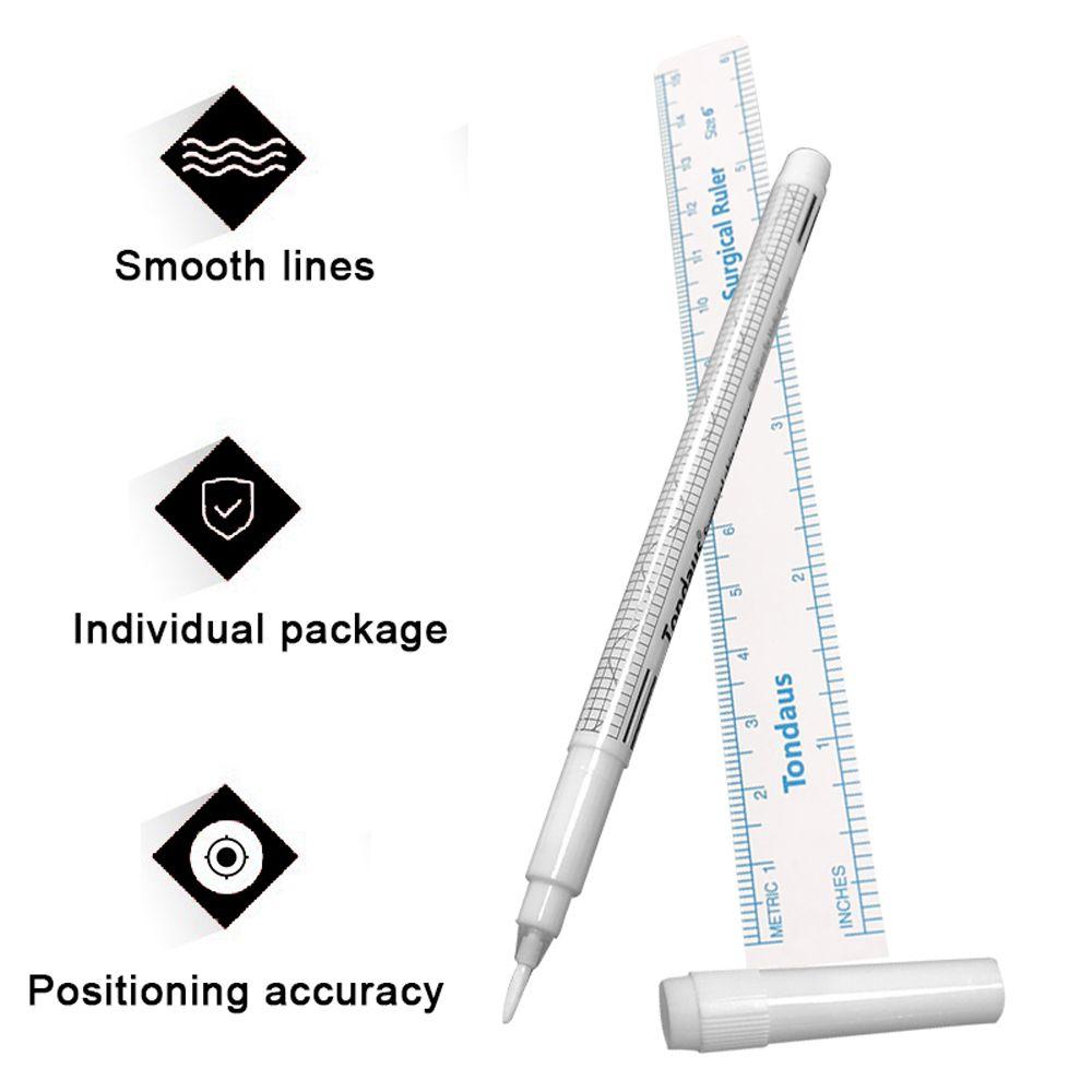 Measuring Ruler Accessories Tattoo Microblading Positioning Pen Makeup Tool Tattoo Tool Marker Pen