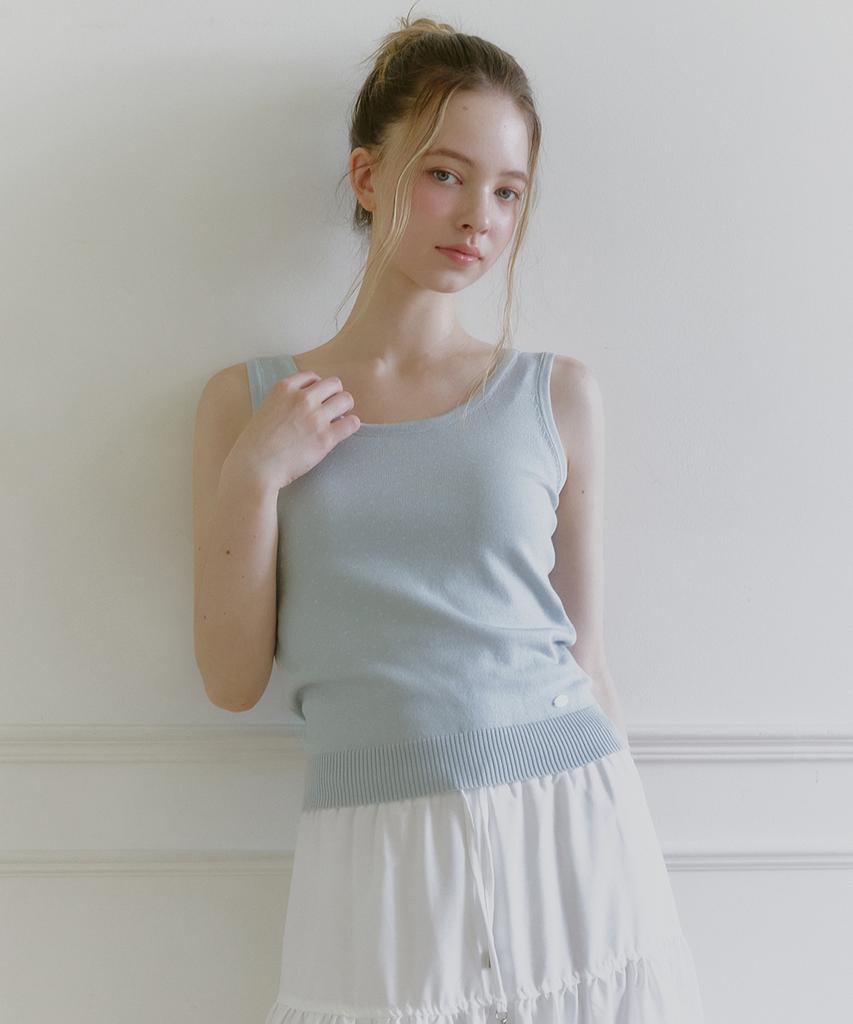MICANE Never Dot Sleeveless Knit