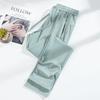 Unisex Summer Ice Silk Quick-Dry Joggers with UPF50 Sun Protection - Loose Fit Nine-Point Casual Pants