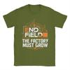 Arknights Endfield La Fabbrica Deve Crescere Meme Fabbrica Espansione Automazione Costruzione Infinita T-shirt 100% Cotone