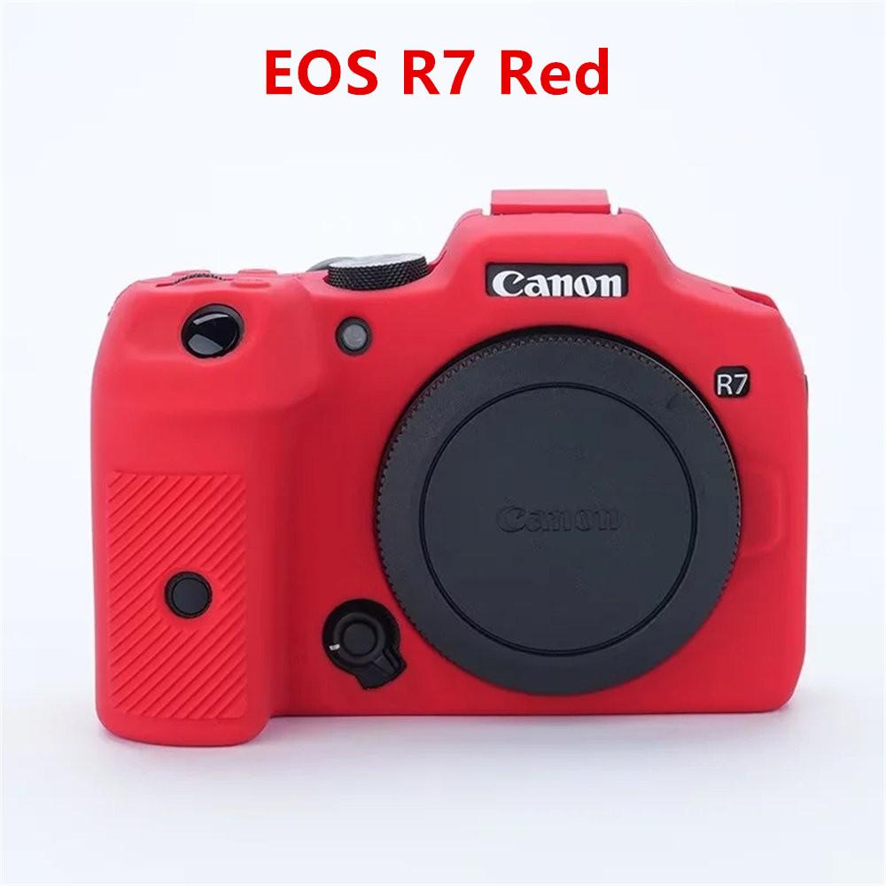 Soft Silicone Armor Camera Body Case For Canon EOS R10 R7 RP R6 R 7D 77D 600D 650D 700D Shockproof Cover