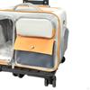 Katzenreisetragetasche Transport Tragbar mit Rad für Kleine Hunde Katzen