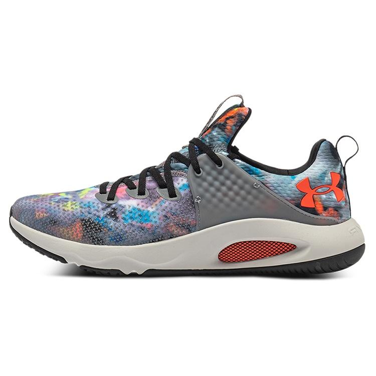 Under Armour HOVR Rise 3 Printed Concrete Halo Grey Men s 3025098-104 EU 45.5