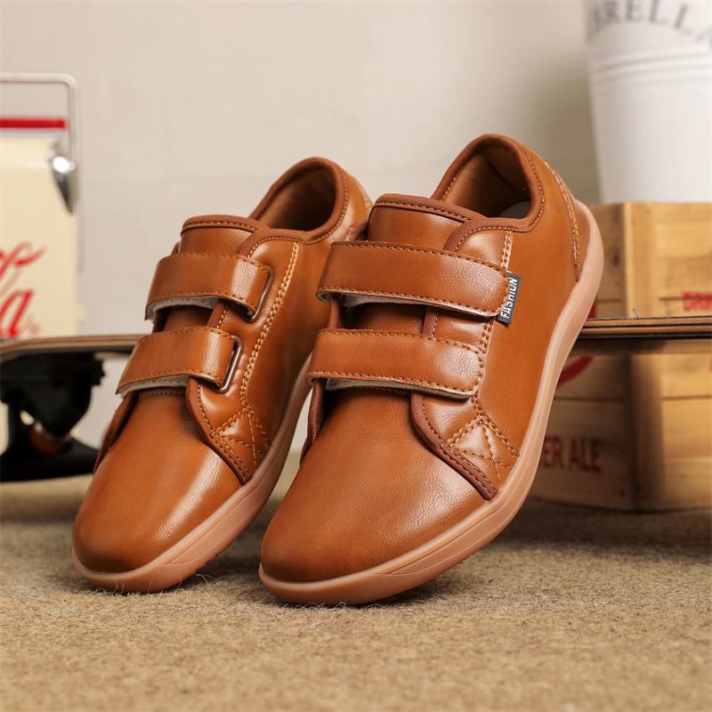 Men Barefoot Casual Flats Wide Palm Driving Shoes orange color Wide Head Walking Shoes White Shoes Large Size