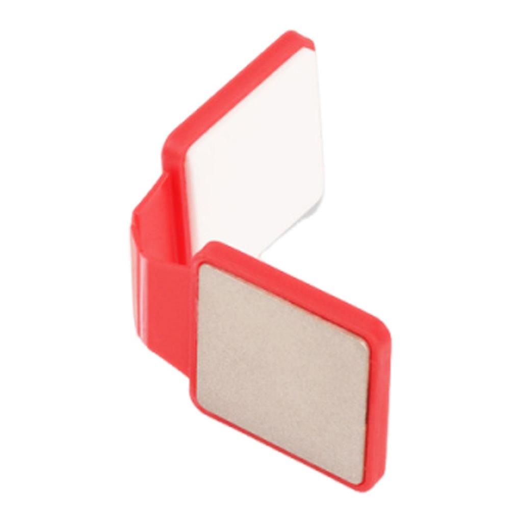 Ice Skate Edge Trimmer Double Sided Diamond Sharpener Compact Roller Knife Sharpening Tool for Skaters