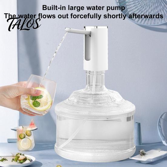 Automatischer Wasserflaschenspender Elektrische Pumpe mit Kindersicherung, USB-wiederaufladbar, Schreibtisch für das Befüllen von 5-Gallonen-Behältern, Tragbarer faltbarer Ausgießer