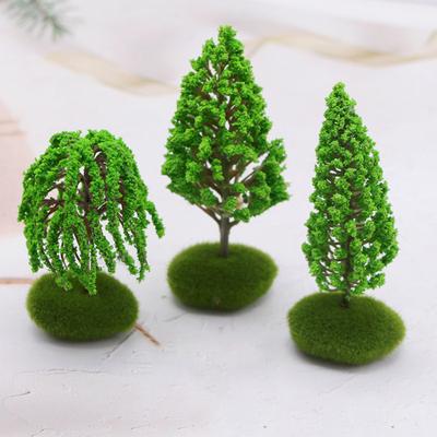 8 Pcs Micro Landscape Tree Scenery DIY Trees Decor Mini Garden Decoration Models