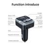 NEW Car FM Transmitter MP3 Aux Music Player Bluetooth 5.3 Handsfree With 30W PD Type-C USB Quick Charge Adapter for Car
