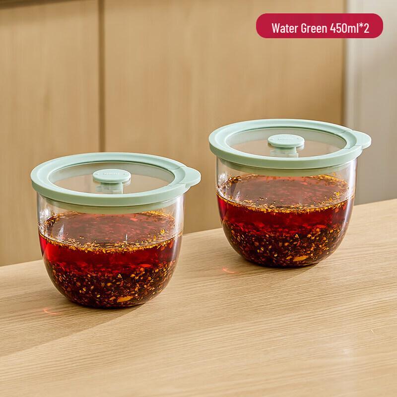 Glass Chili Oil & Seasoning Jar