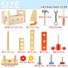 Exciting DIY Experience with This Tool Set for and Brain A Great Birthday or Christmas Crafting, Screwing, Nuts, Nailing, Montessori, Educational,