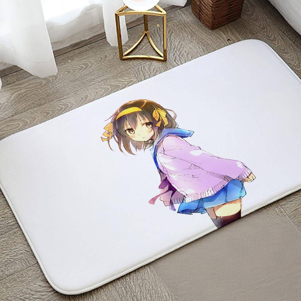 Haruhi Suzumiya Carpet For Living Room Sofa Decor Modern Rug Floor Mat For Men Bedroom Durable Area Rugs