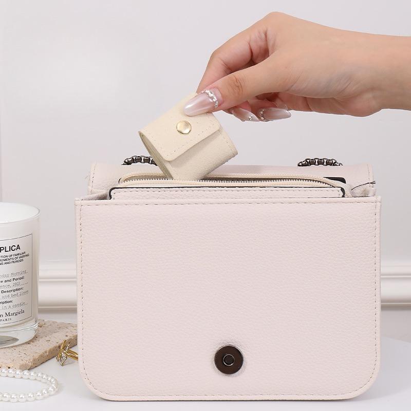 Mini Folding Jewelry Bag Earrings Jewelry Necklace Storage Bag Jewelry Boxes Portable Travel Storage Bag Storage Packaging Box
