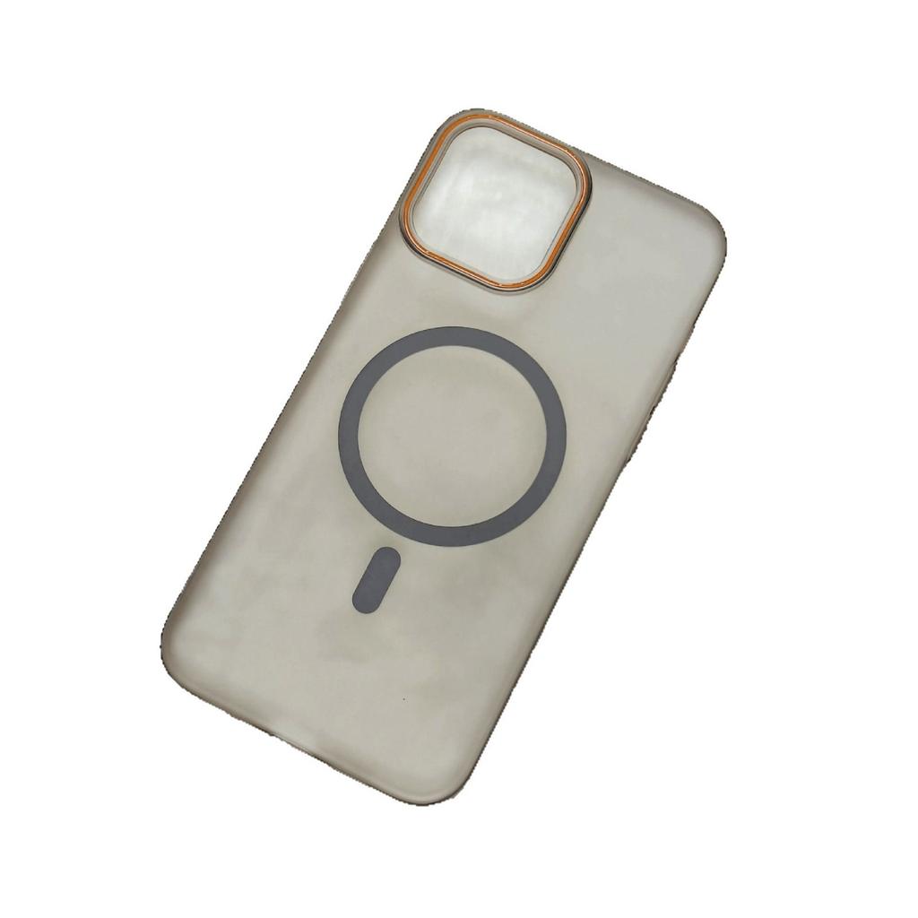 For IPhone 16 ProMax Matte Magnetic Protective Case for Apple 15 Pro Semi Transparent 16E Skin Feel Phone Case