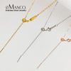 EManco Gold Color Stainless Steel Classic Adjustable Chain Anklet Women Daily Wear Vacation Beach Party Trendy Gift Jewelry